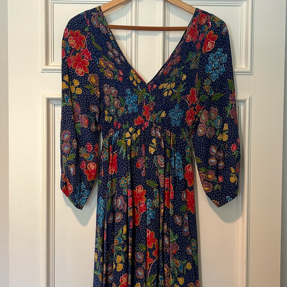 Warm silk dress